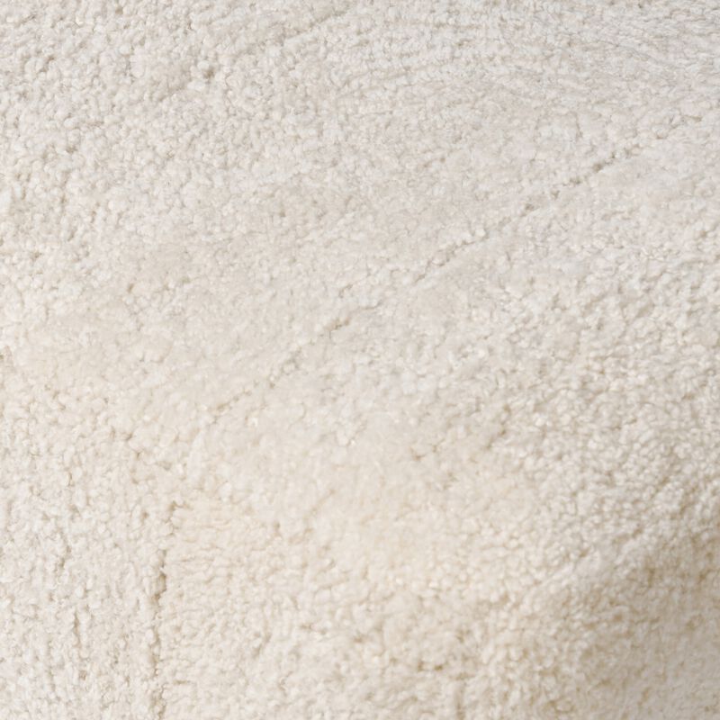 Oslo Beige Shearling Ottoman