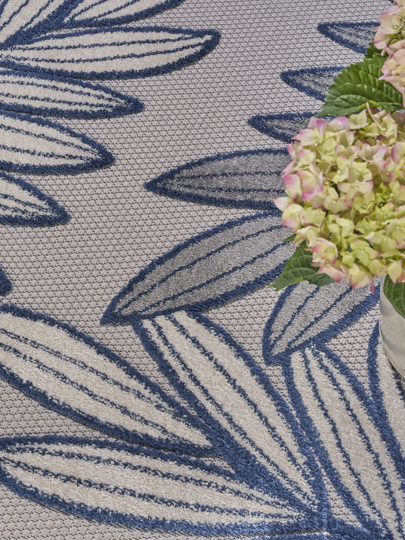 Aloha ALH18 Ivory/Navy 6' x 9' Rug