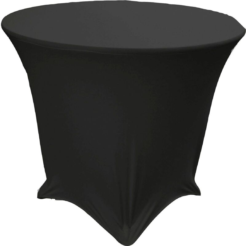 Fitted Round Spandex Tablecloth Cover for Wedding, Party and Catering Tables image number 0