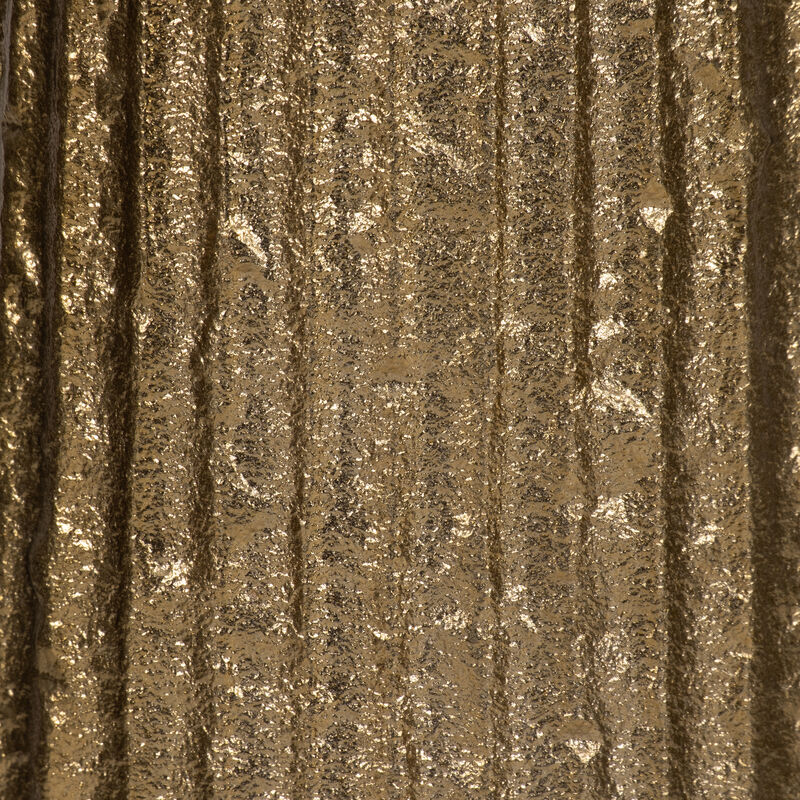 Metal, 35" Ribbed Floor Vase, Gold image number 5