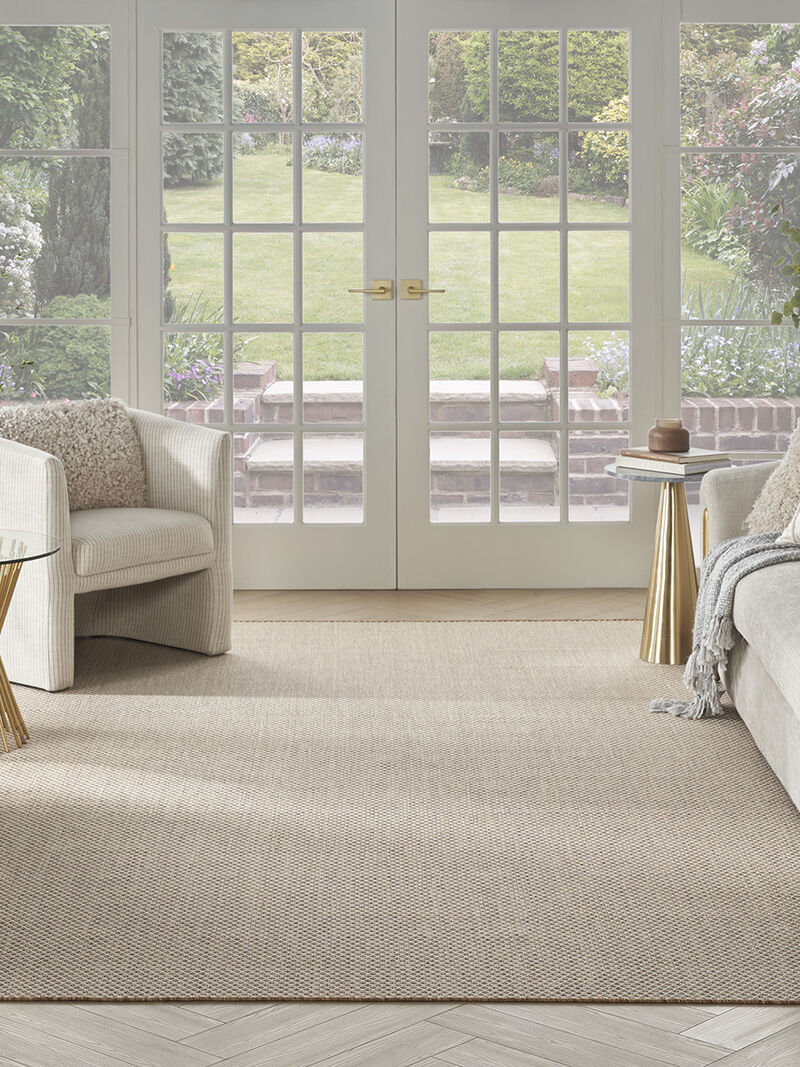 Courtyard COU01 Jute/Ivory 9' x 12' Rug