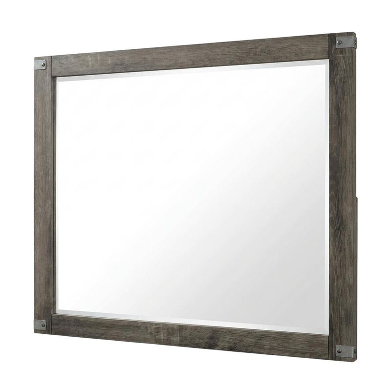 Liberty Furniture Landscape Mirror Urban Brown in Brownstone Finish image number 0