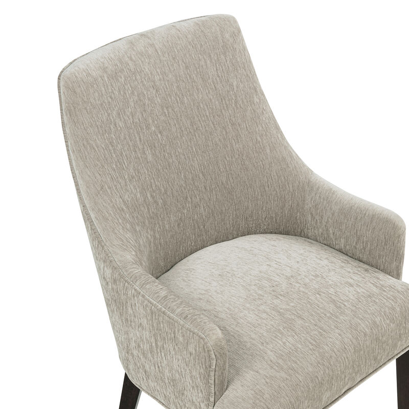 Beever Gray Dining Armchair
