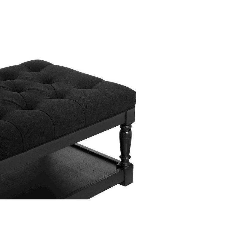 Pangea Home Z-Athena Rect Coffee Table Black/Black