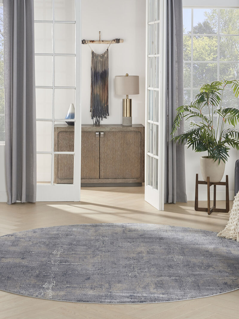 Rustic Textures RUS06 Gray/Beige 7'10" x 10'6" Rug image number 8