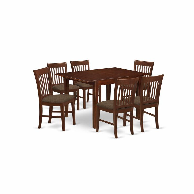 7 Pc small Kitchen Table set-small Dining Tables and 6 Kitchen Chairs