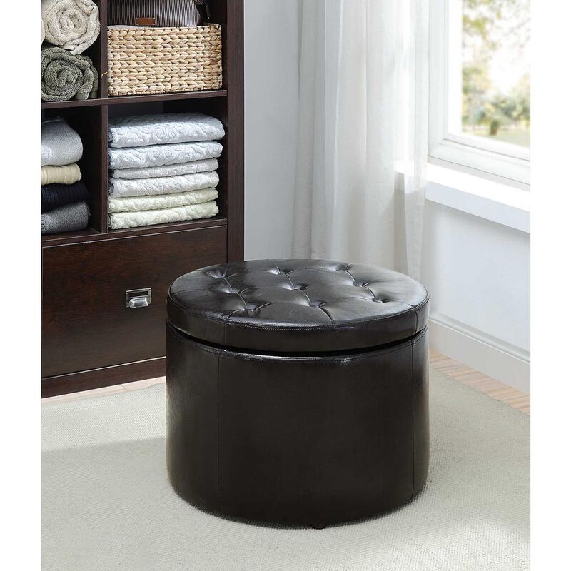 Convience Concept, Inc. Designs4Comfort Round Shoe Ottoman