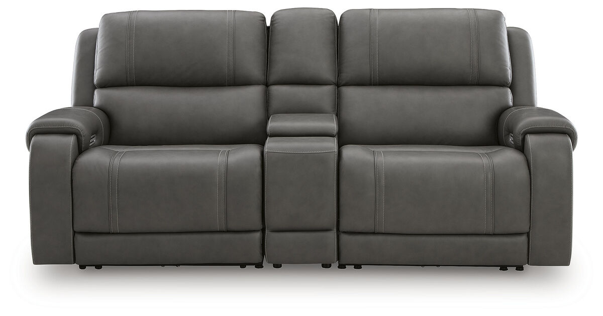 Harrenhurst 3-Piece Power Reclining Sectional Loveseat with Console