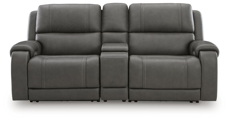 Harrenhurst 3-Piece Power Reclining Sectional Loveseat with Console image number 0