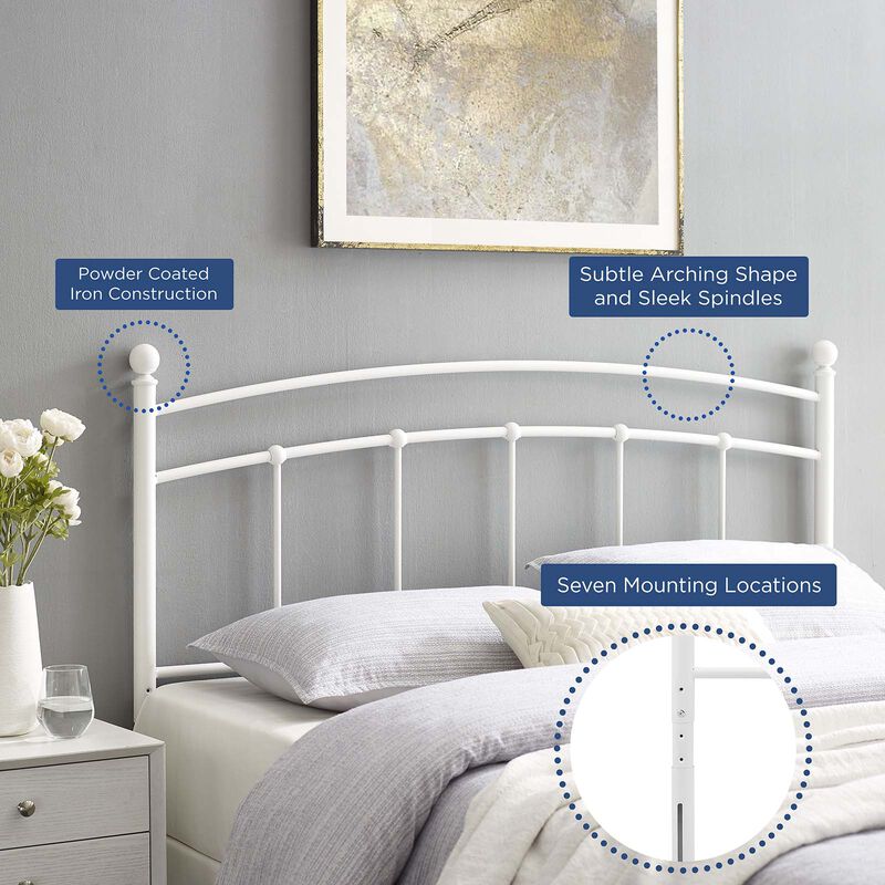 Modway - Abigail Queen Metal Headboard image number 5