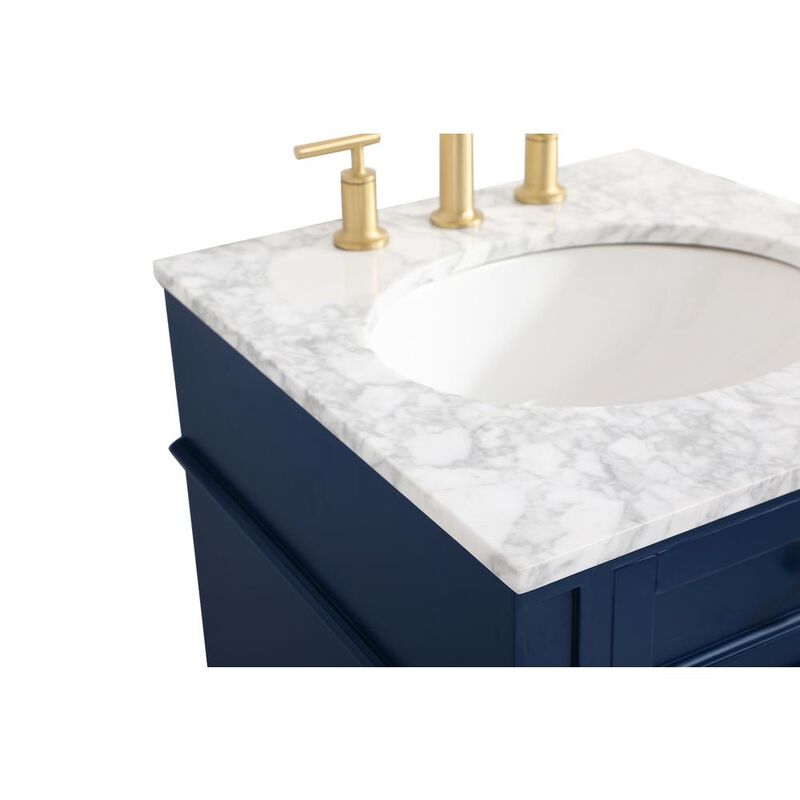 Elegant Kitchen and Bath 21 inch Single bathroom vanity in blue