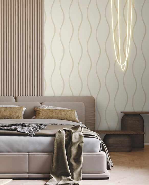 Unfurl Neutral Wallpaper