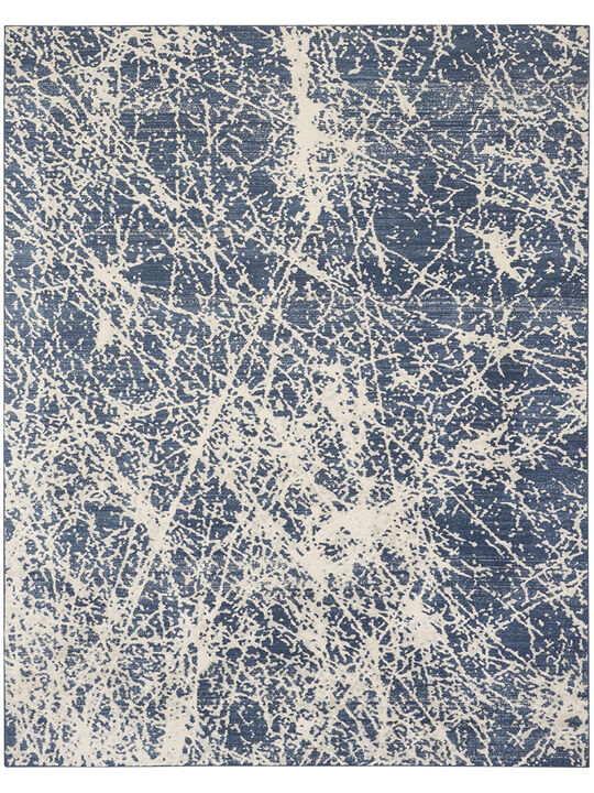 Exhale EXL02 Navy/Ivory 7'10" x 9'10" Rug