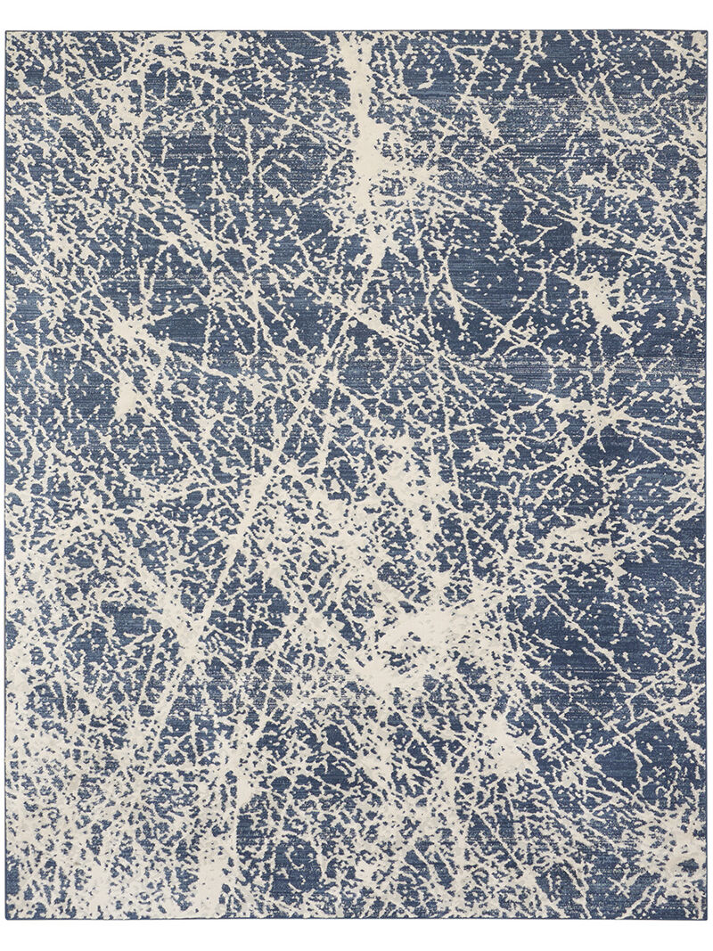 Exhale EXL02 Navy/Ivory 7'10" x 9'10" Rug