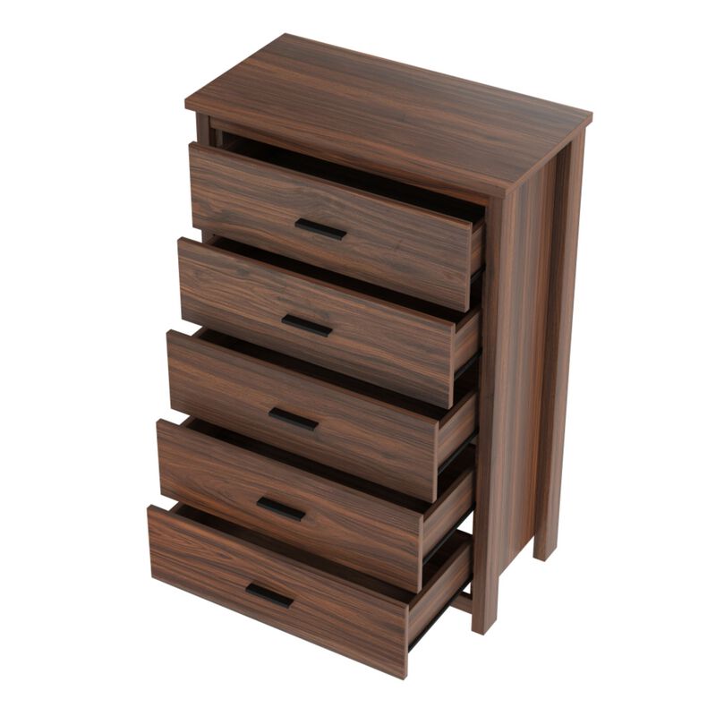 Bursir 4‑Piece Queen Bedroom Set Charging Station Storage Headboard image number 8