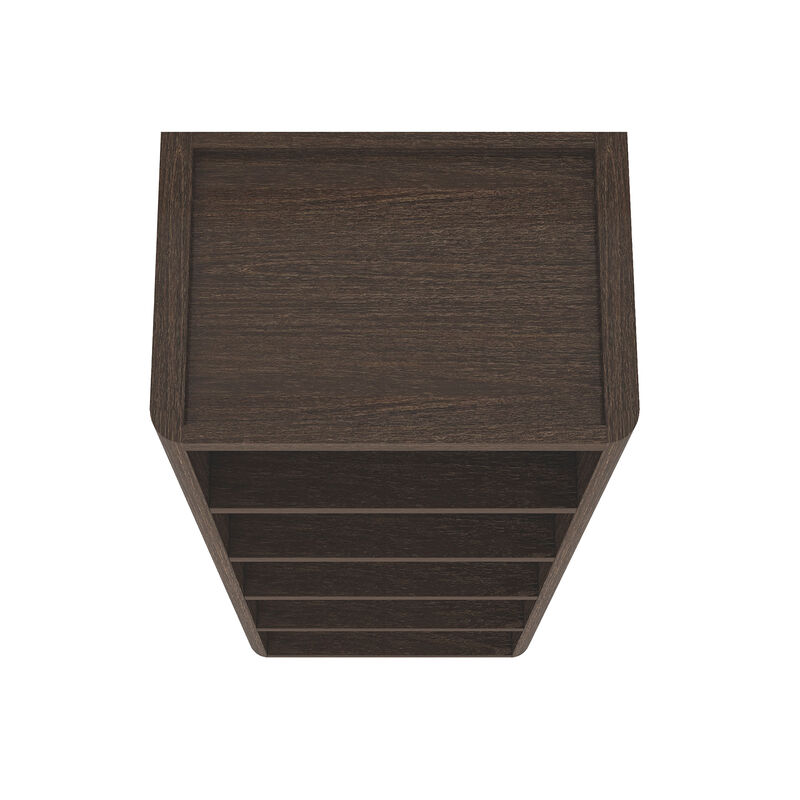 Rivington Brown Open Bookcase (Set of 2)