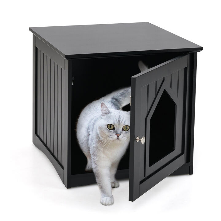 Sidetable Nightstand Weatherproof Multi-function Cat House