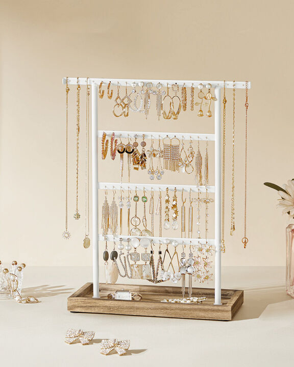 Jewelry Organizer with Compartments for Accessories Storage Case