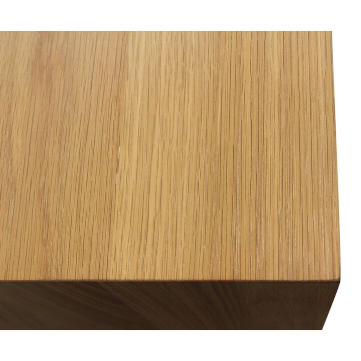 Sarasota Large 2-Drawer Nightstand in Natural Oak