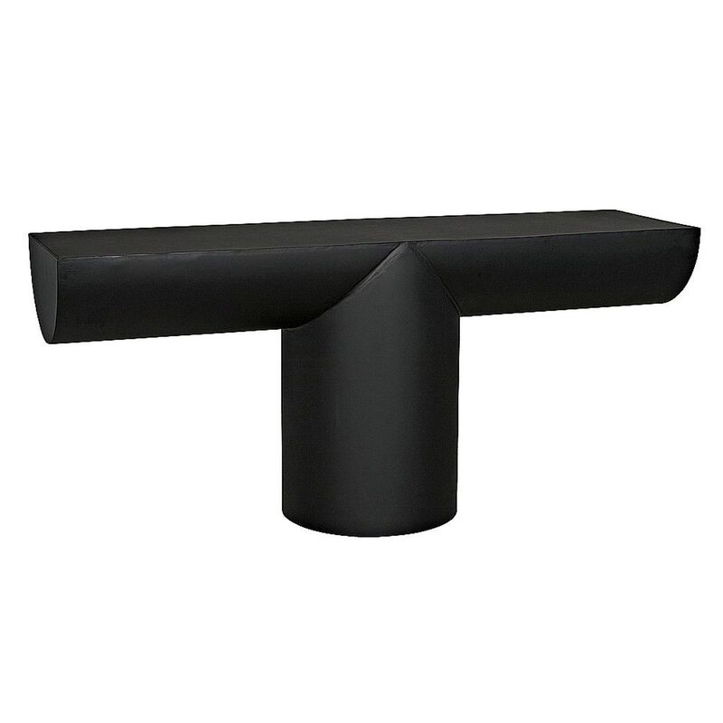 T Console, Black Steel