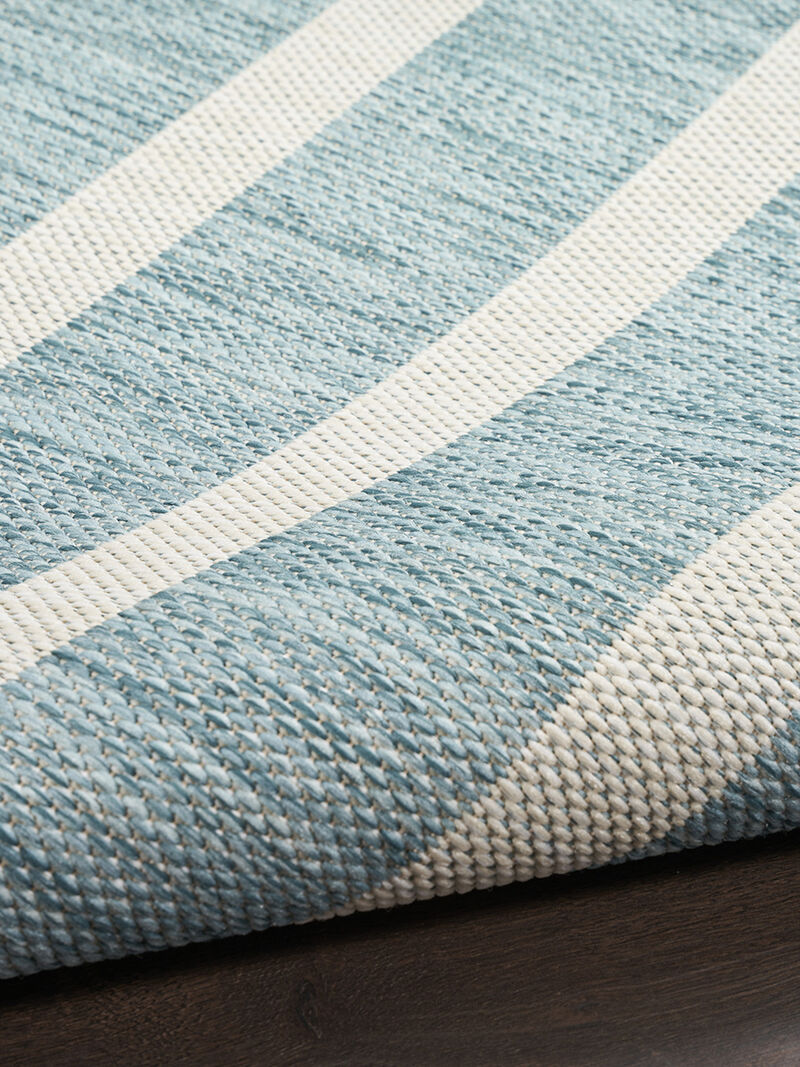 Positano POS03 Aqua/Ivory 5' x 7' Rug image number 6