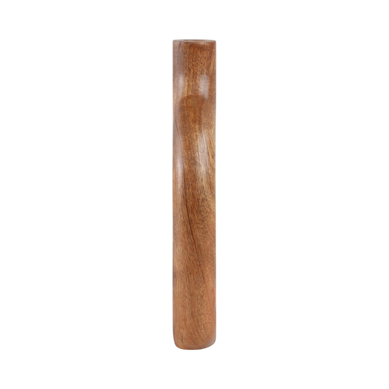14x7" Open Cut-out Wood Vase image number 3