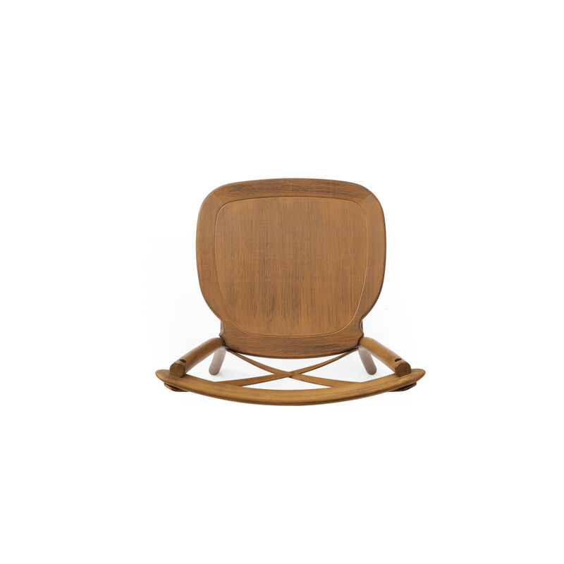 4-Pack Resin X-Back Chair, Natural