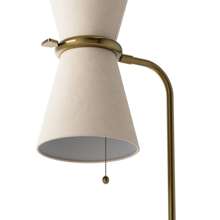 Gable Oyster Floor Lamp