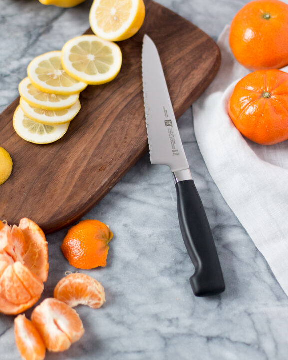 ZWILLING Four Star 5.5-inch Serrated Prep Knife