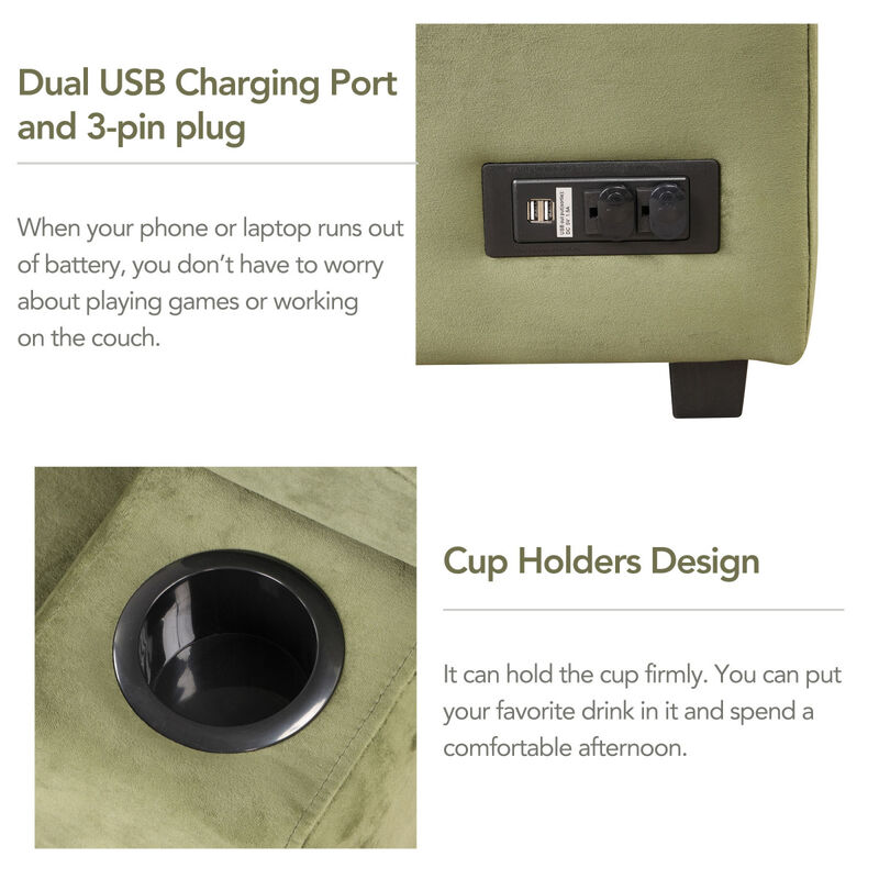 Streamdale Convertible L-Shaped Sleeper Sofa with Storage Ottoman