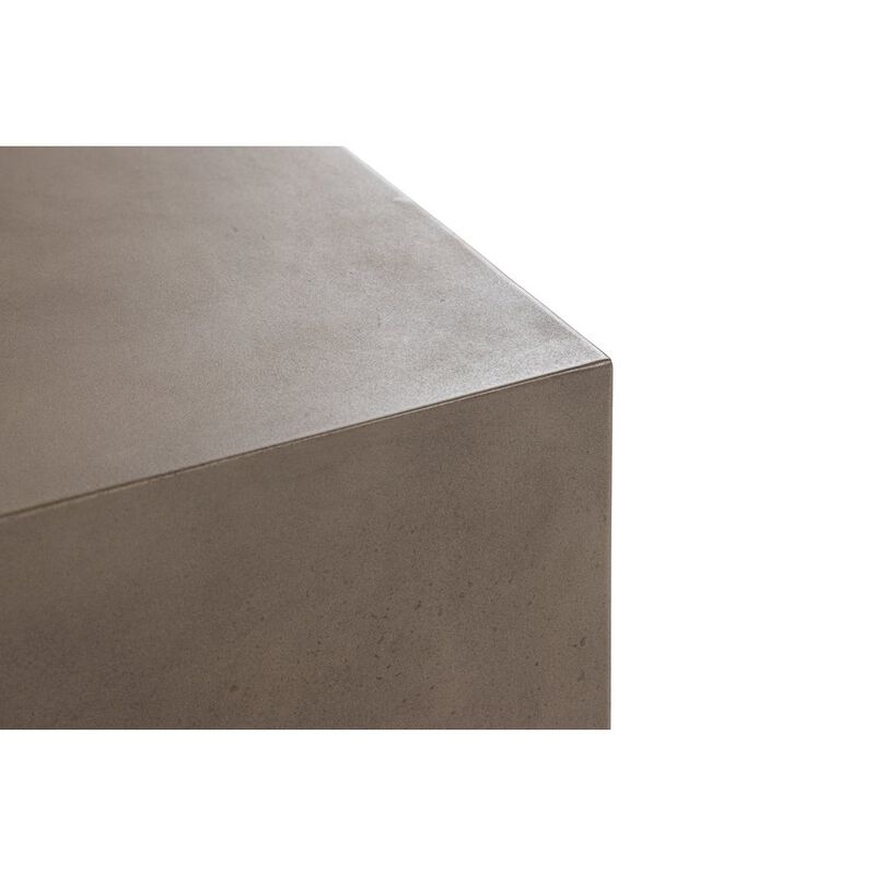 Modrest Fresno - Modern Grey Concrete Coffee Table