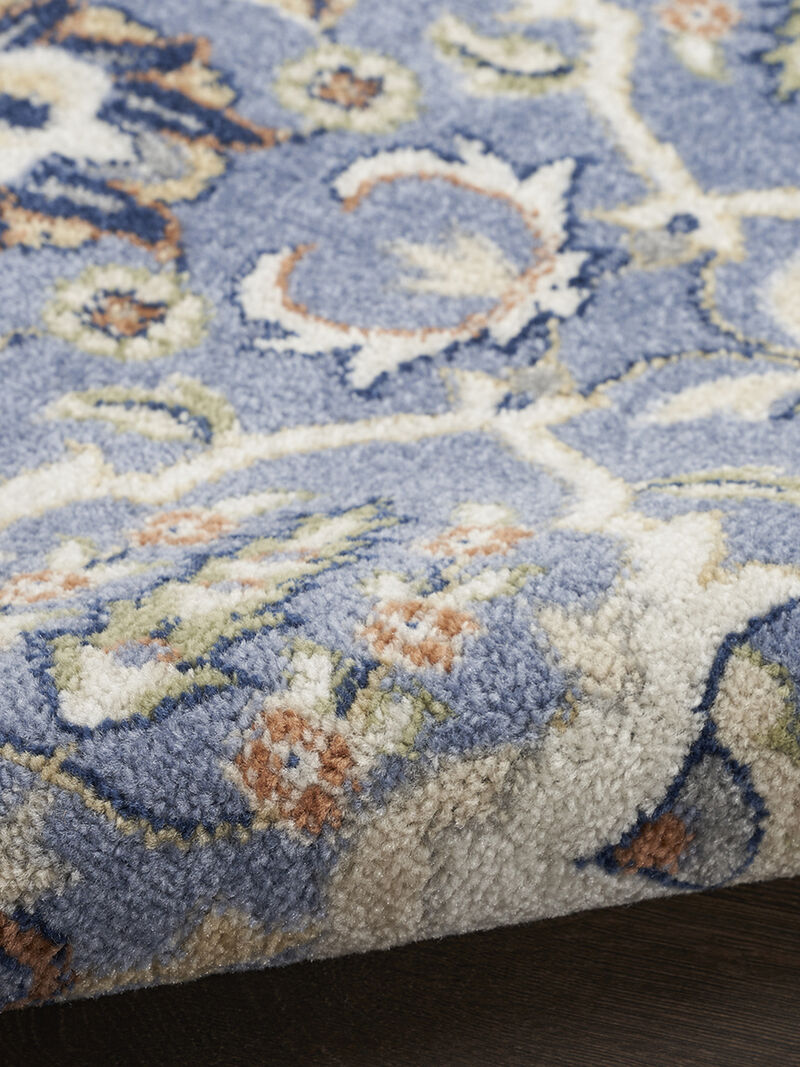 Allur ALR03 Light Blue 6' x 9' Rug