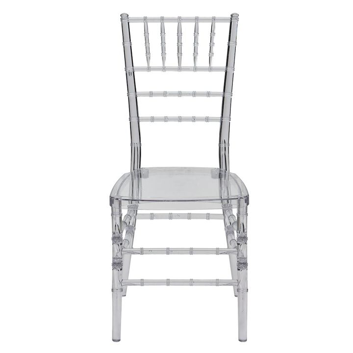Commerical Seating Products Clear Chiavari Dining Chairs