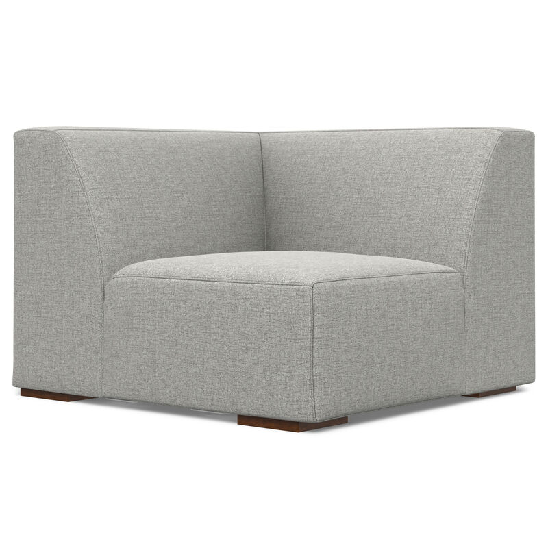 Rex Left Corner Sectional Modular Sofa with Ottoman in Tightly Woven Performance Fabric image number 3