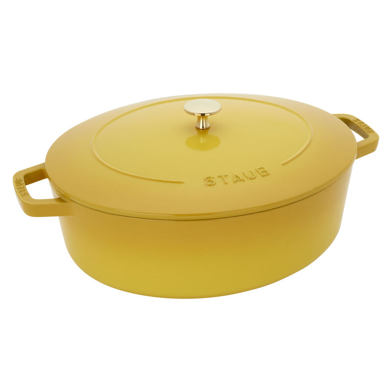 Staub Cast Iron 6.25-qt Shallow Oval Dutch Oven