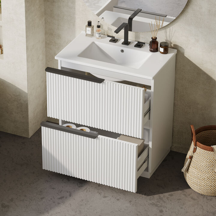 30" Freestanding Bathroom Vanity