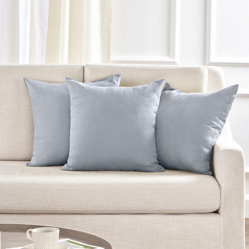 Solino Home 100% Pure Linen Pillow Cover - Montauk