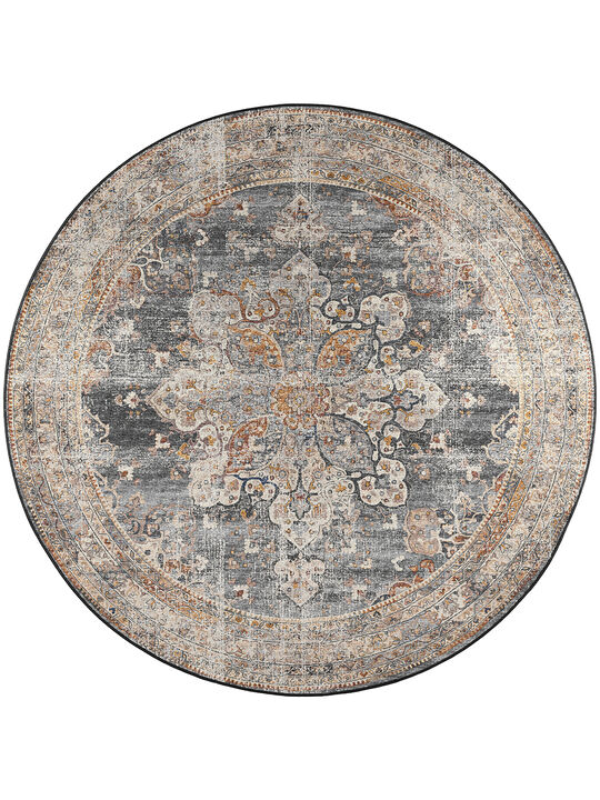 Jericho JC6 Charcoal 4' Rug