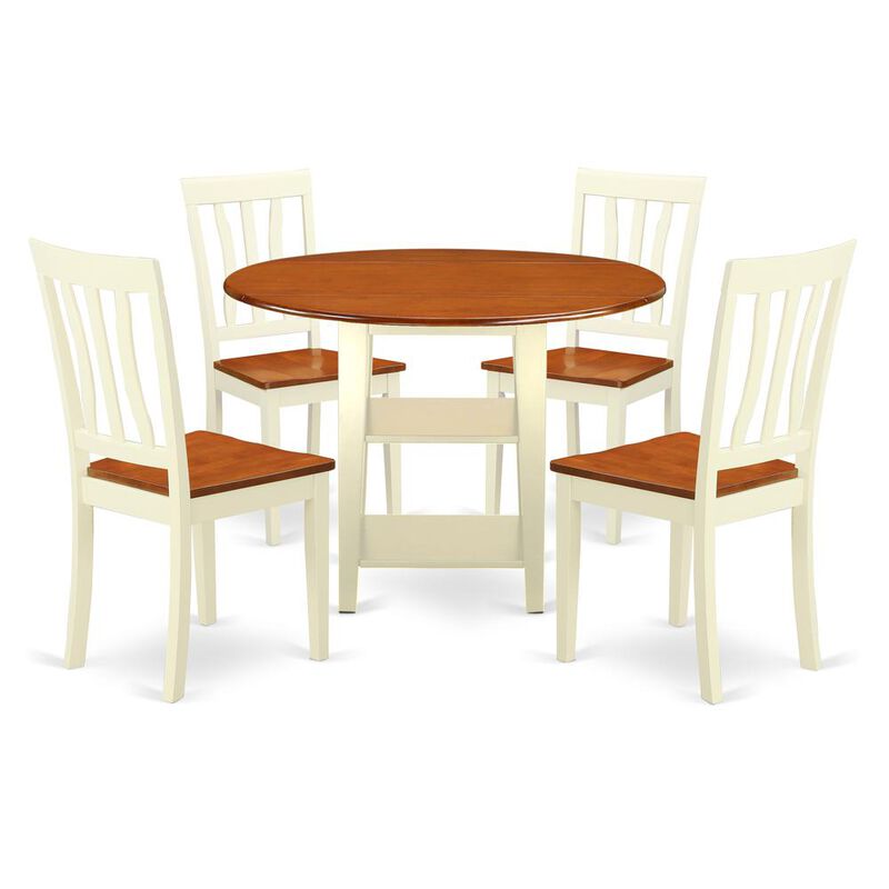 Dining Room Set Buttermilk & Cherry
