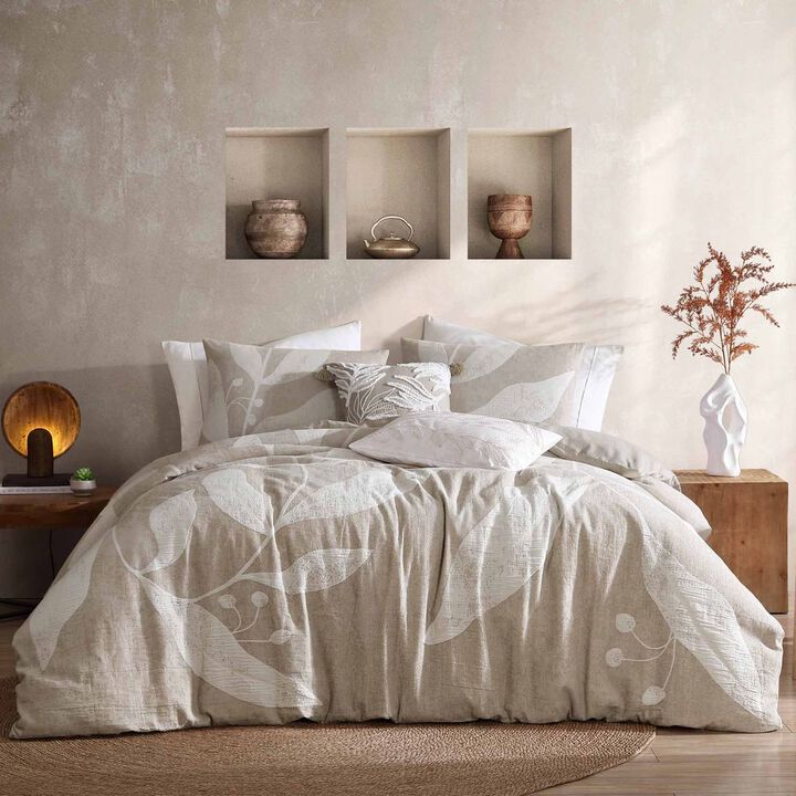 Silhouette Leaves 5 pc Queen