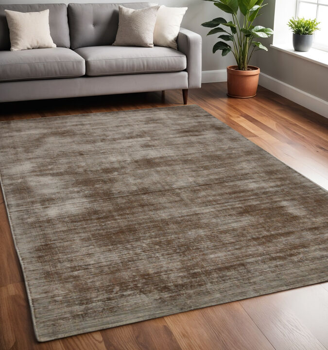 HomeRoots Abstract Hand Woven Area Rug