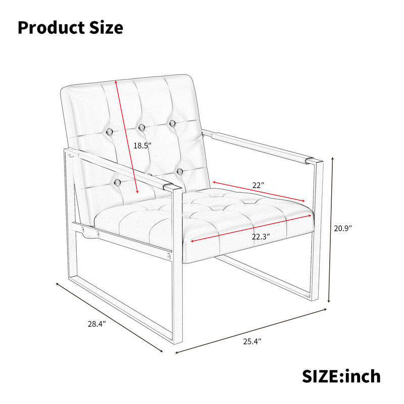 Cufscu PU Accent Chair image number 5