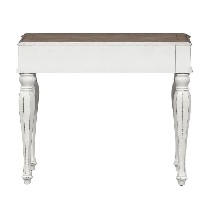 Liberty Furniture Magnolia Manor Accent Vanity Desk/Night Stand in Antique White image number 3