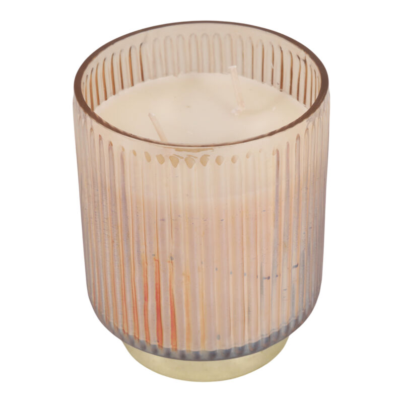 5" 18 Oz Vanilla Glass Candle image number 1