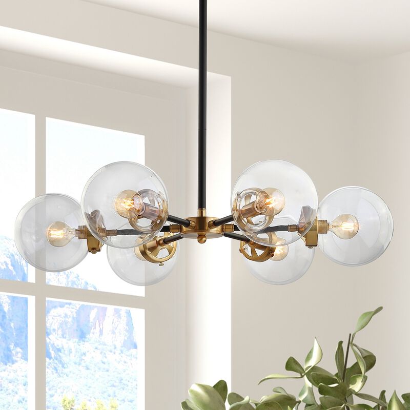 Caleb Brass Cluster Pendant