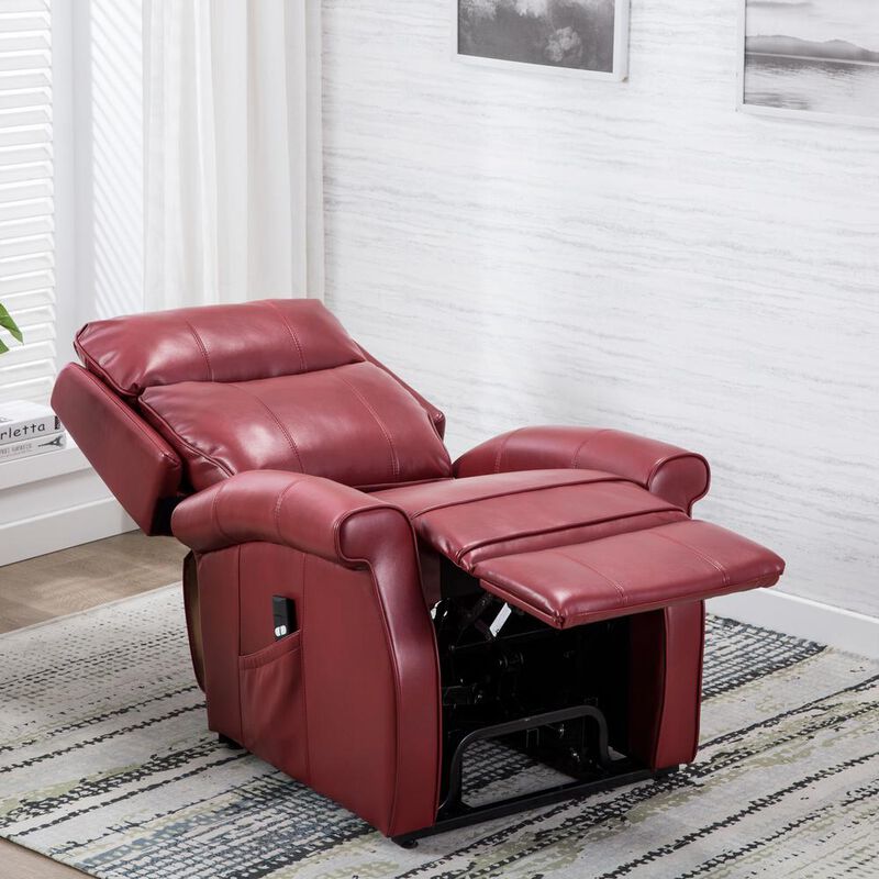 Comfort Pointe Lehman Red Traditional Lift Chair