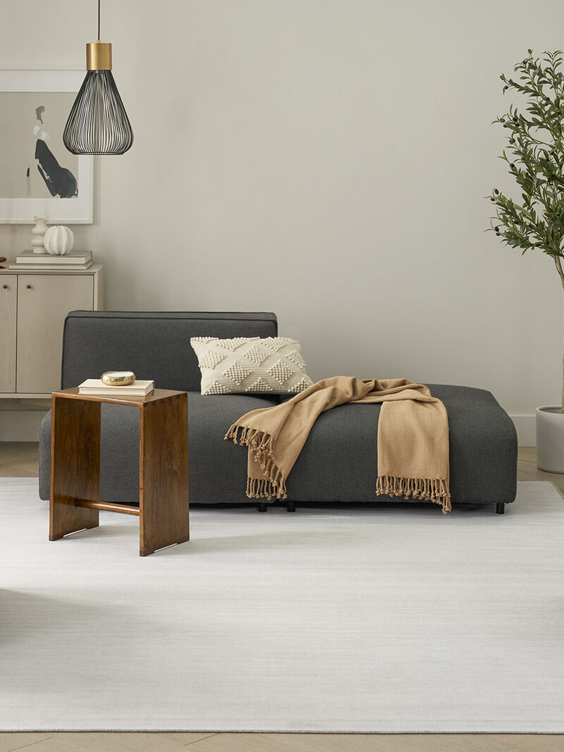 Washable Essentials WAE01 Ivory/Gray 6' x 9' Rug