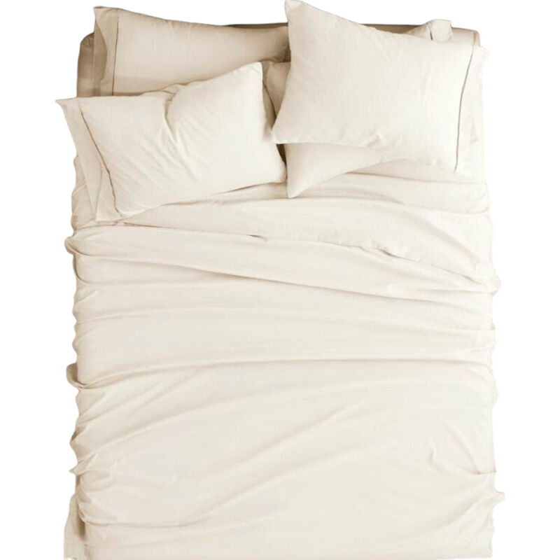 Microfiber Polyester 6-Piece Sheet Set – Wrinkle-Resistant, Fade-Free Bedding