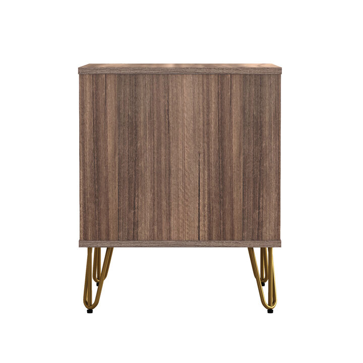 Avira Brown Nightstand