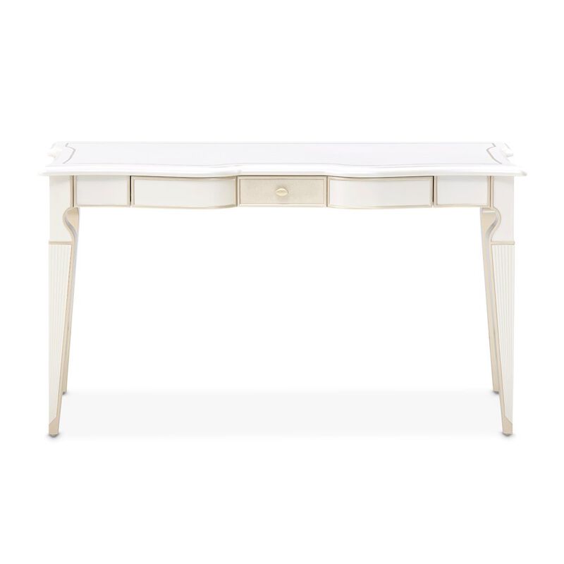 Michael Amini La Marisia Vanity Desk - Creamy Pearl